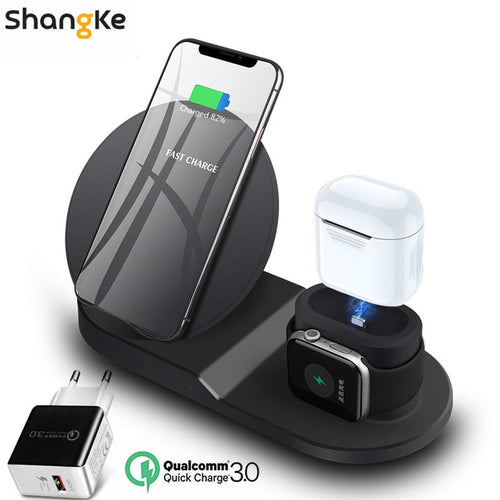 WRS 3 in 1 Wireless Charging Stand